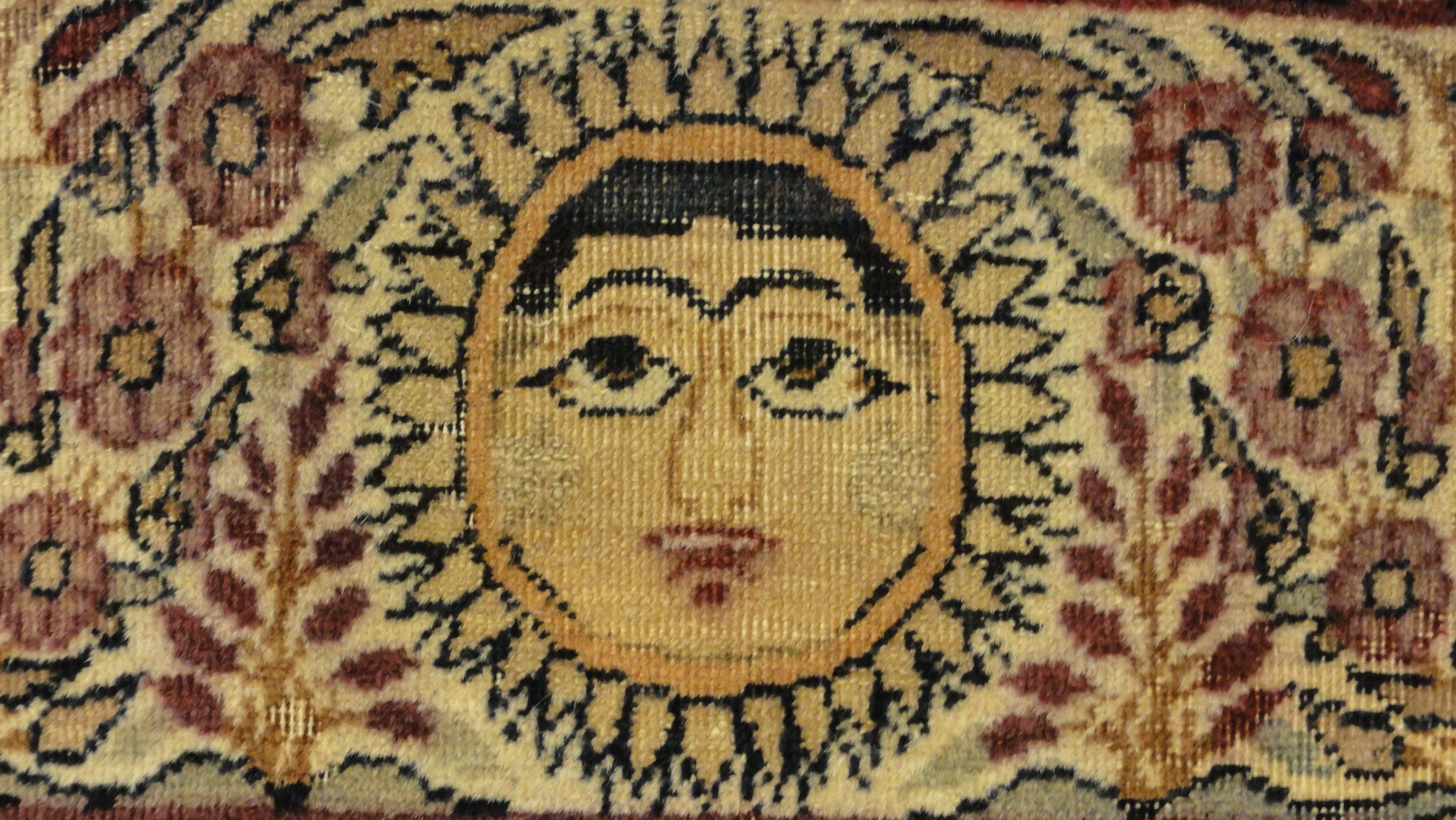 Antique Tree of Life Kerman Rug 34559