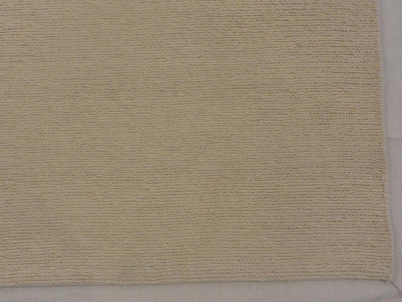 Plain White Loop Flat Weave 57480