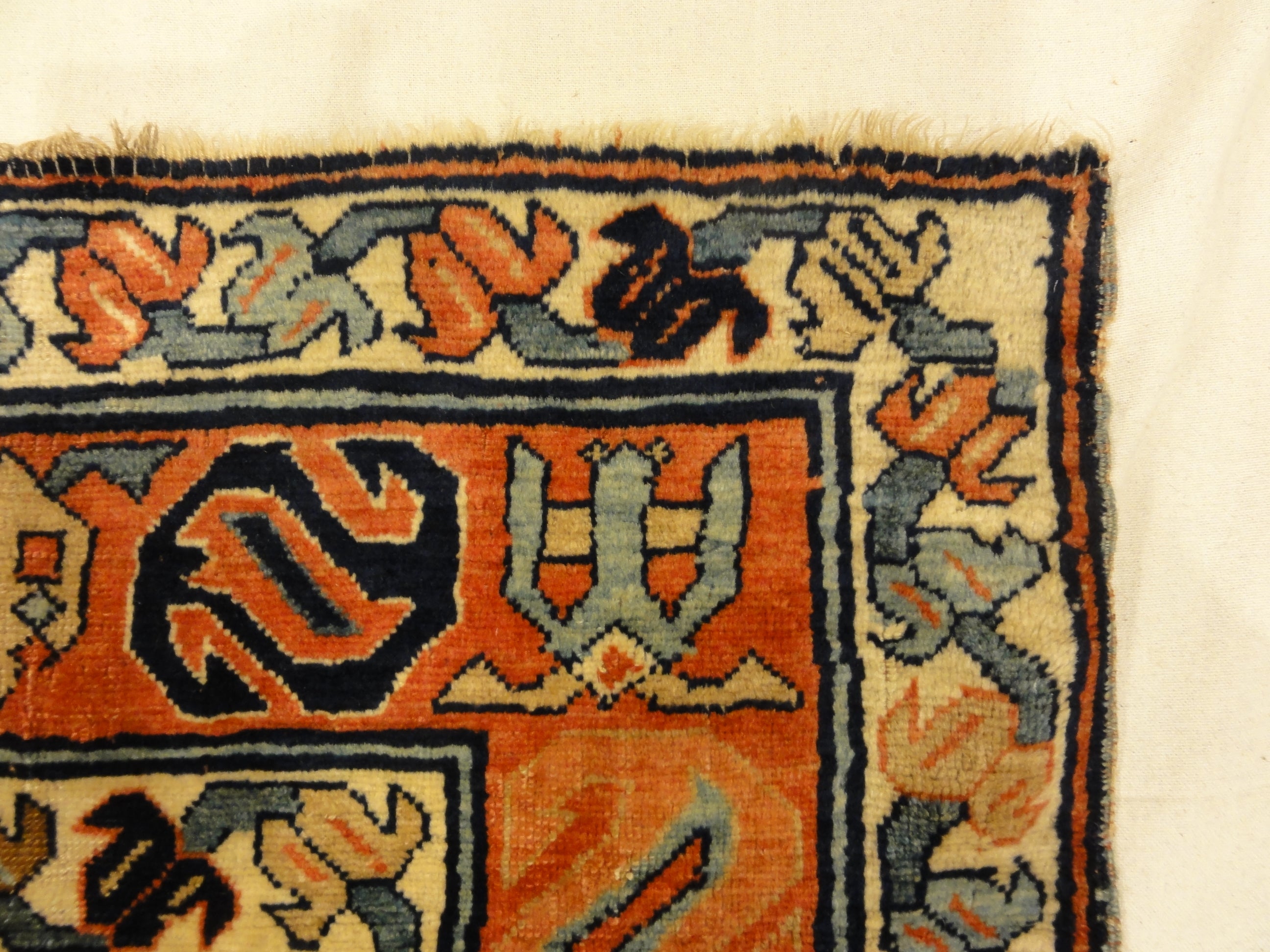 Antique Proto Kurdish Rug Early 19th Century. A piece of genuine authentic woven carpet art sold by Santa Barbara Design Center Rugs and More.