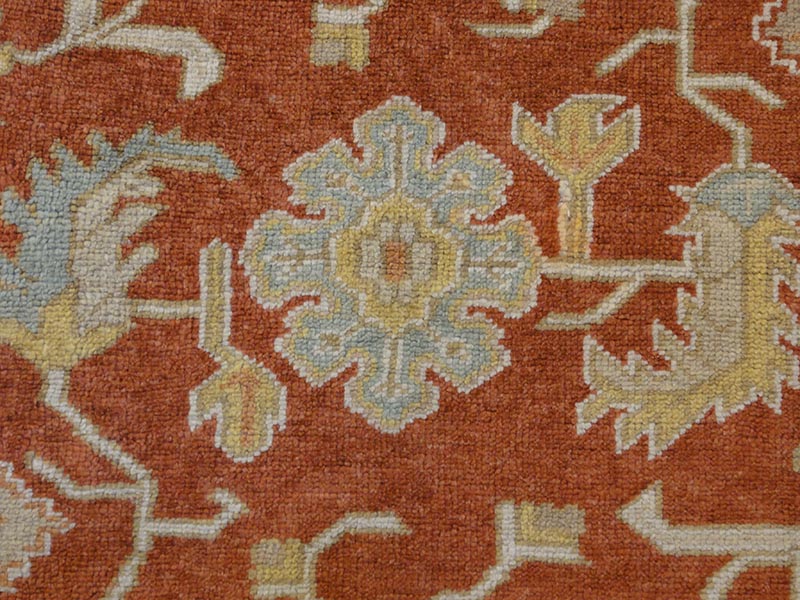 Fine Oushak Rug 35678