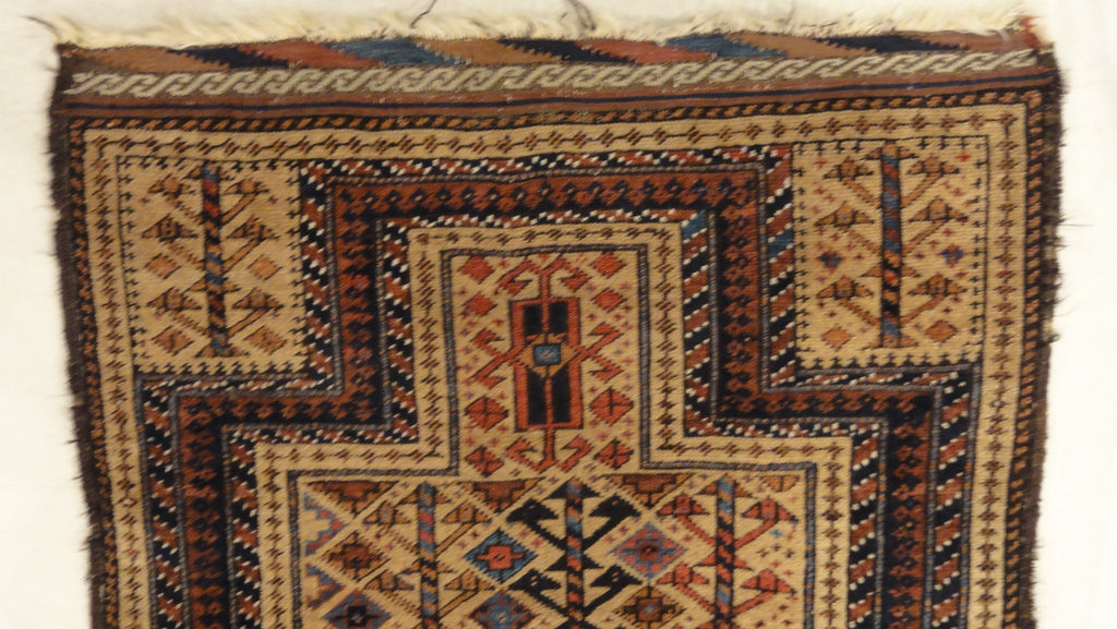 34372 Antique Baluchi Prayer Rug