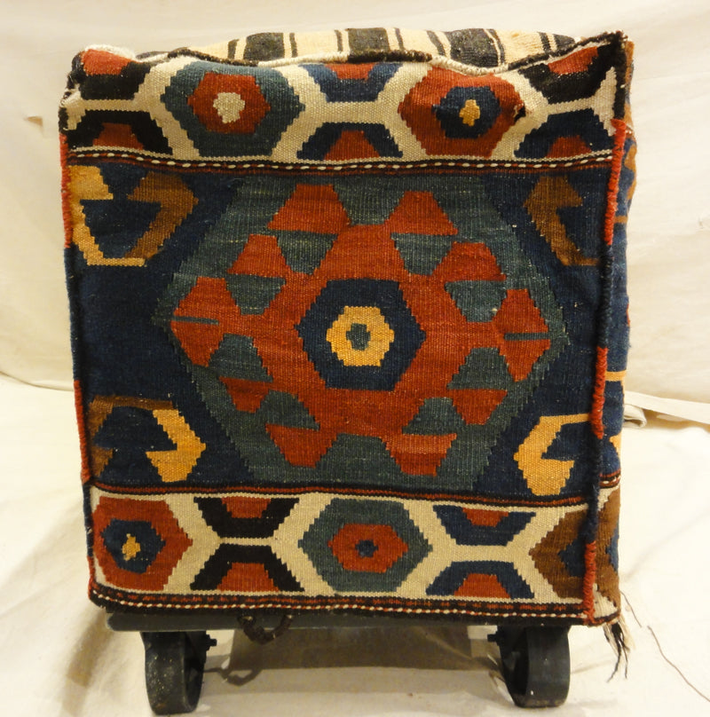 30801 Antique Caucasian Mafrash donkey moving bags.