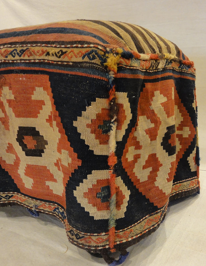 31981 Shahsavan Antique Kelim Camel Bag