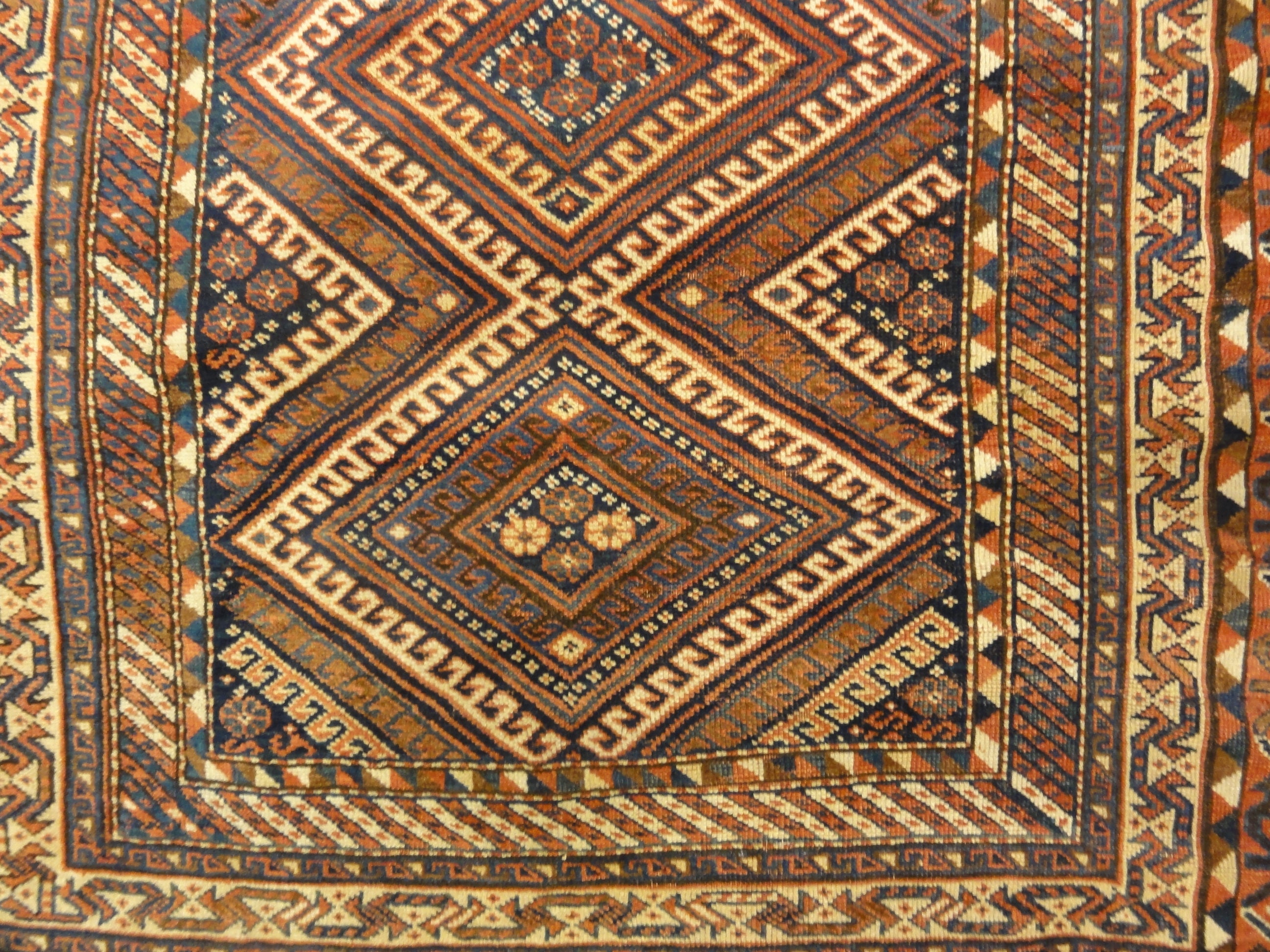 Antique Lori Persian Tribal Rug Circa 1880. A piece of genuine authentic antique woven carpet art sold by Santa Barbara Design Center Rugs and More.
