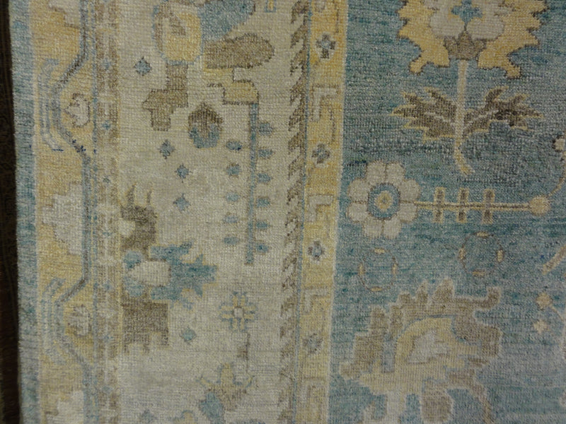 Finest Sari silk ziegler Rug 28541