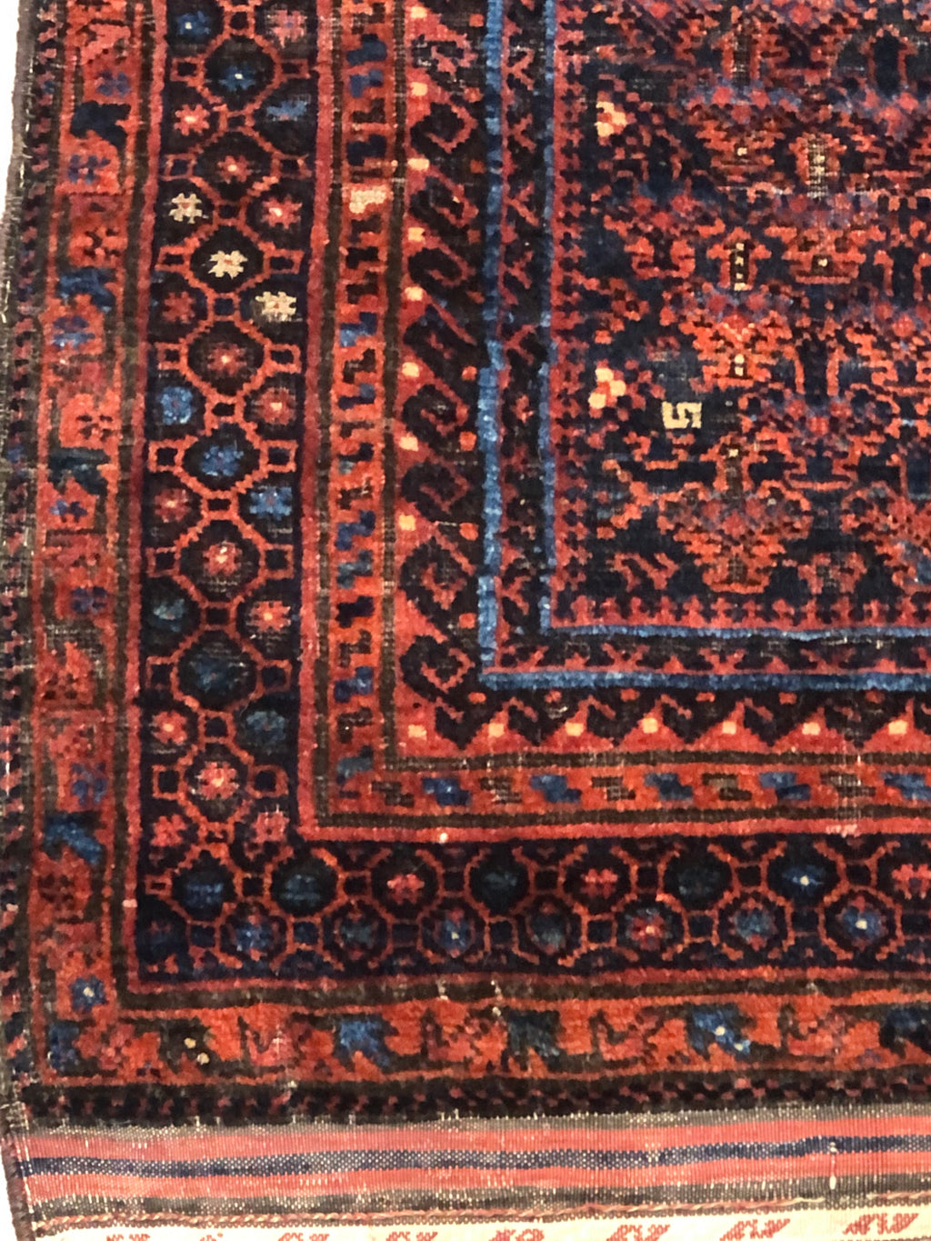 37890 Antique Dokhtar e Ghazi Baluchi Prayer Rug