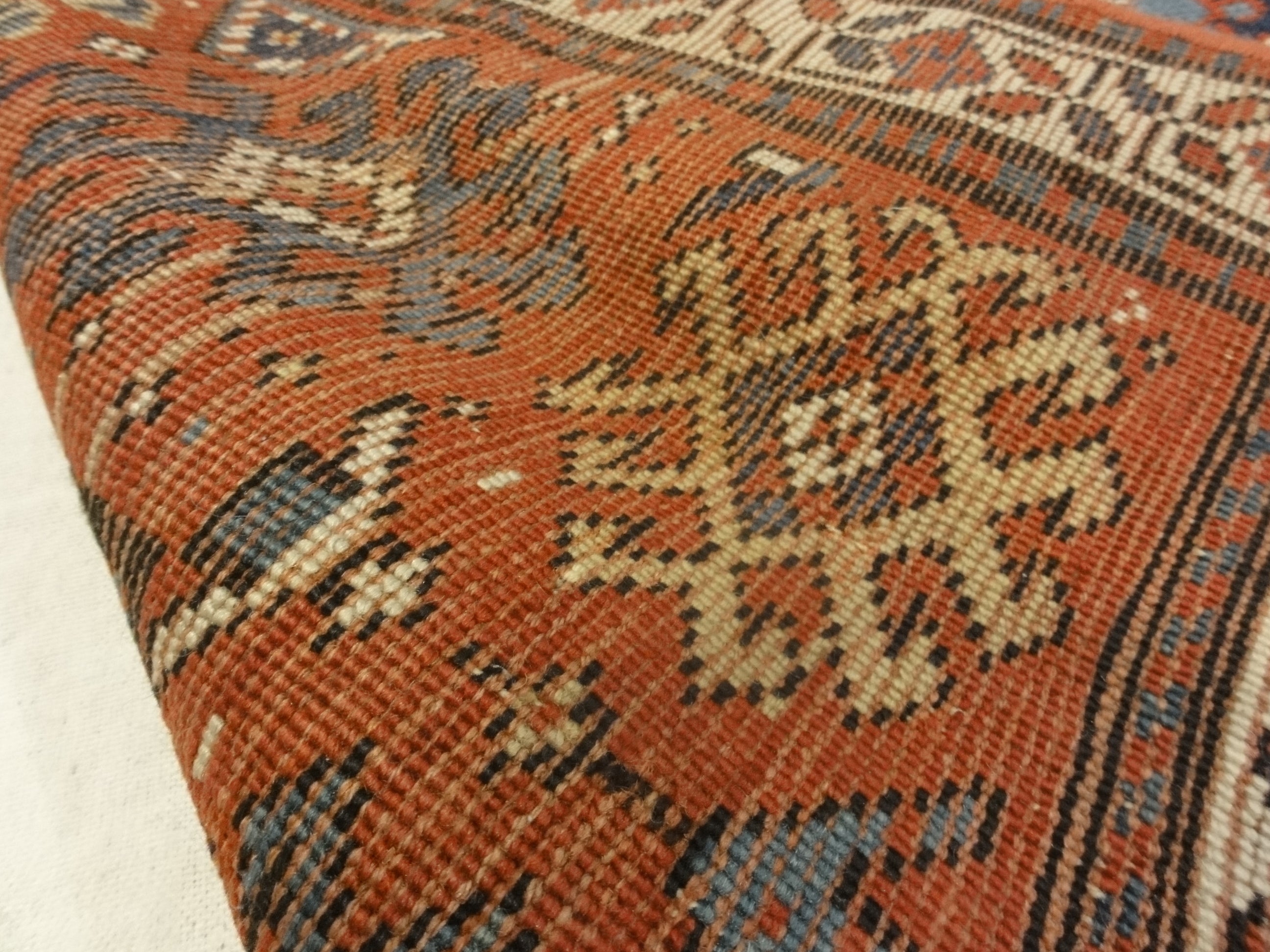 Antique Caucasian Botteh Rug 30343