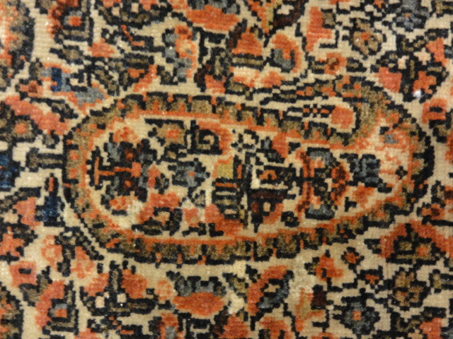 Dated Farahan Botteh Pattern Genuine Woven Carpet Art 30106