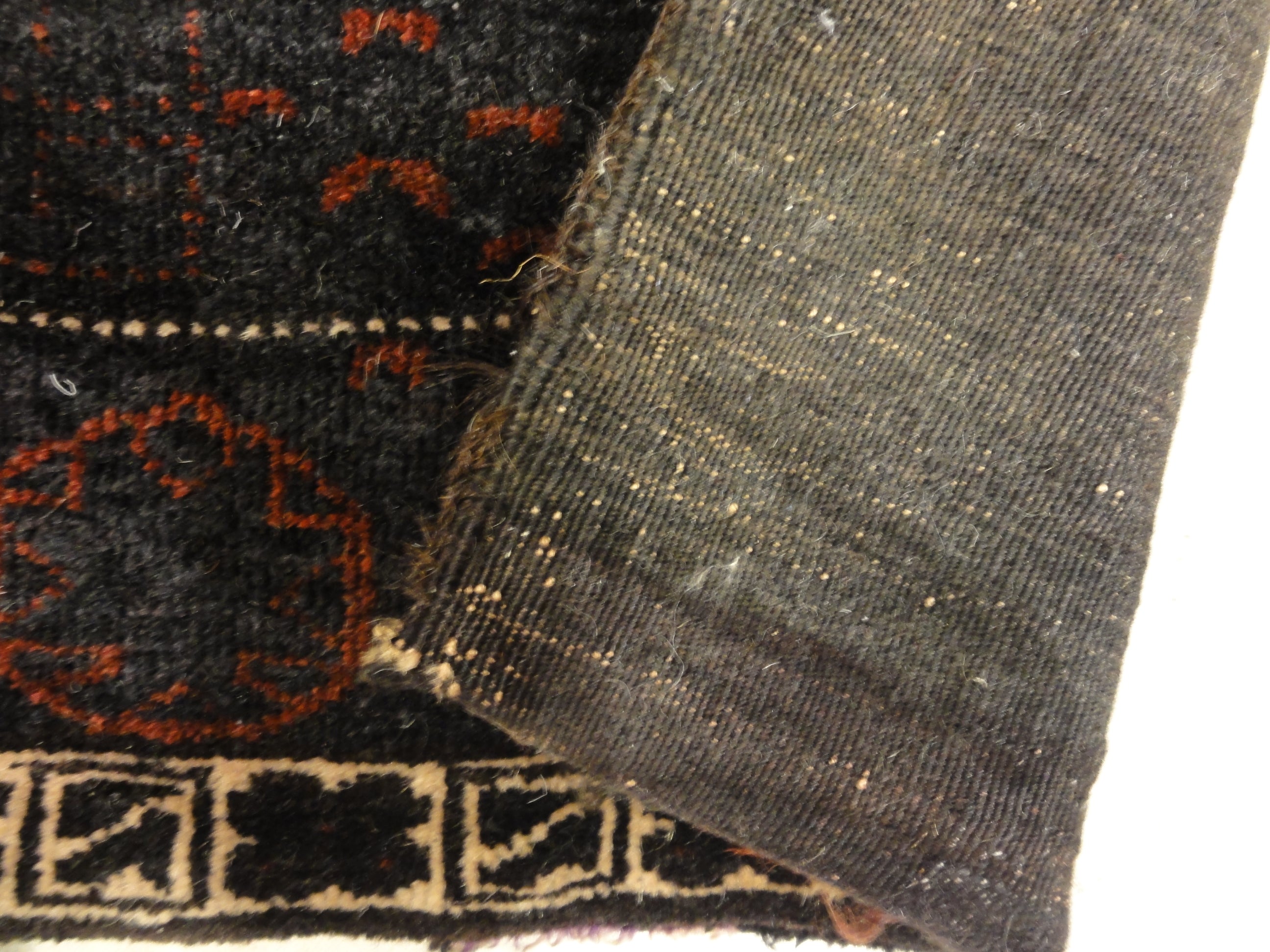 30163 Antique Persian Beluch Complete Saddle Bag