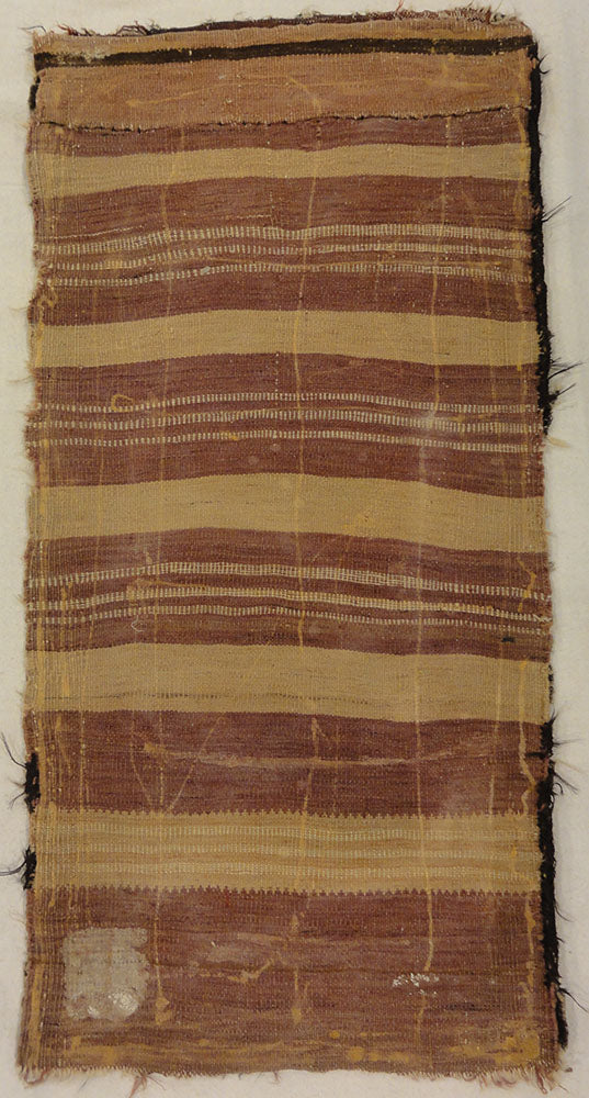 Antique Camel Hair Afghanistan Beluch. A piece of antique woven carpet art sold by Santa Barbara Design Center Rugs and More in Santa Barbara, California.