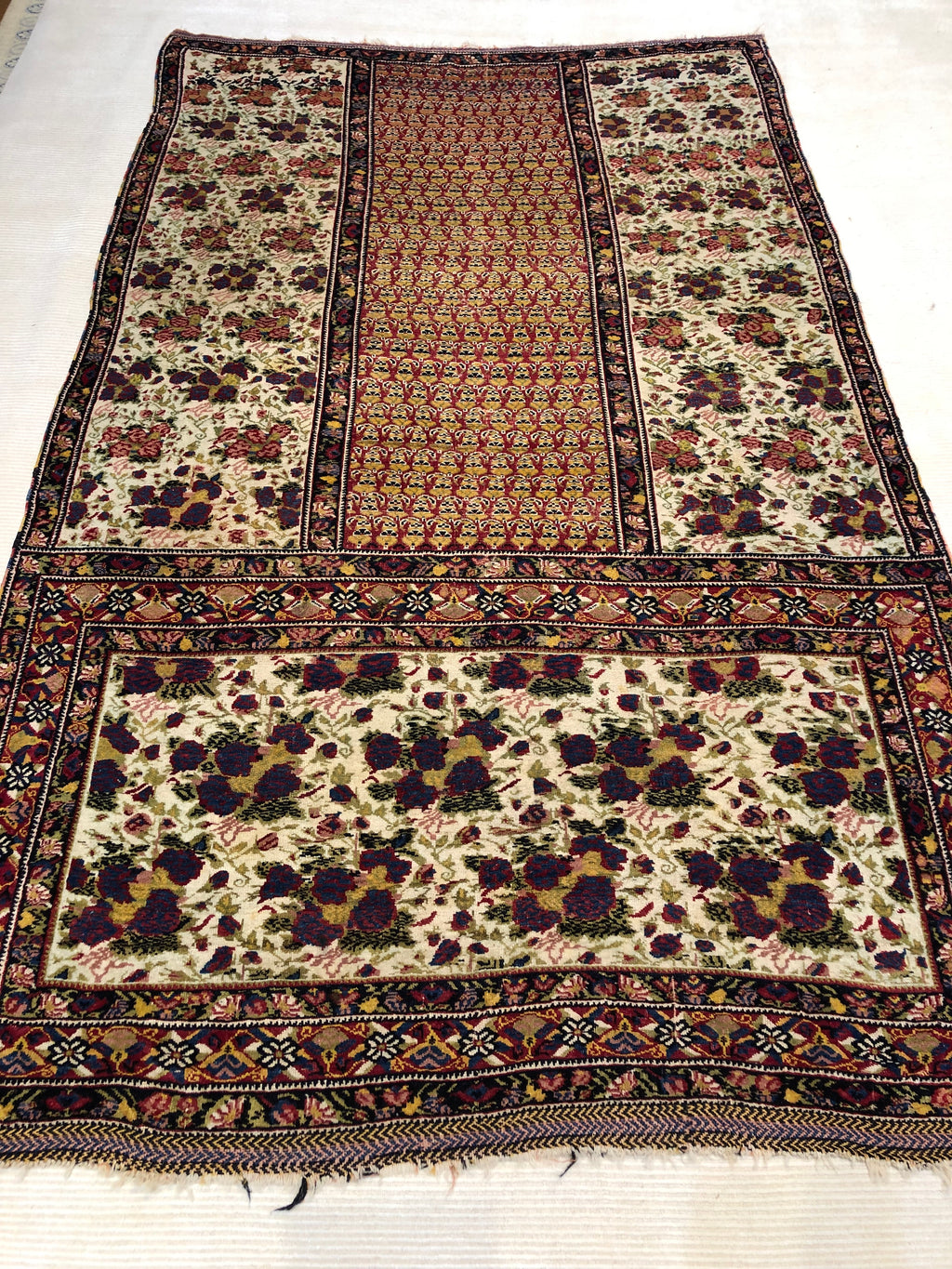Unique Antique Afshar Triclinium Rug 37888