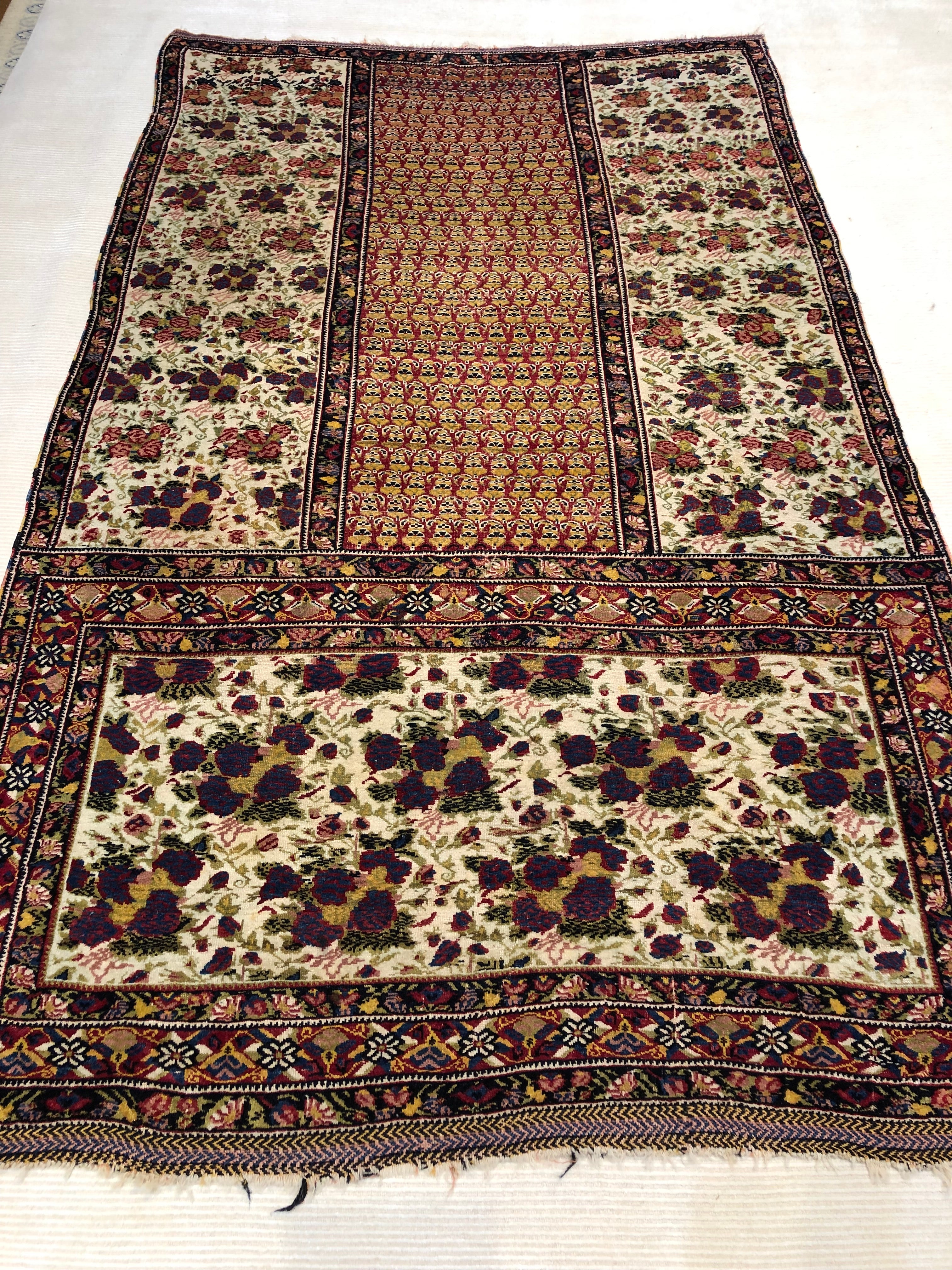 Unique Antique Afshar Triclinium Rug 37888