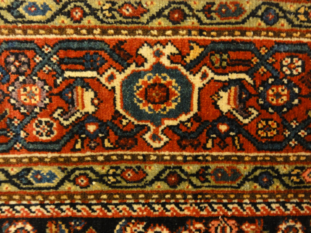 Rare Antique Persian Henna Flower Fine Herati Farahan 30128