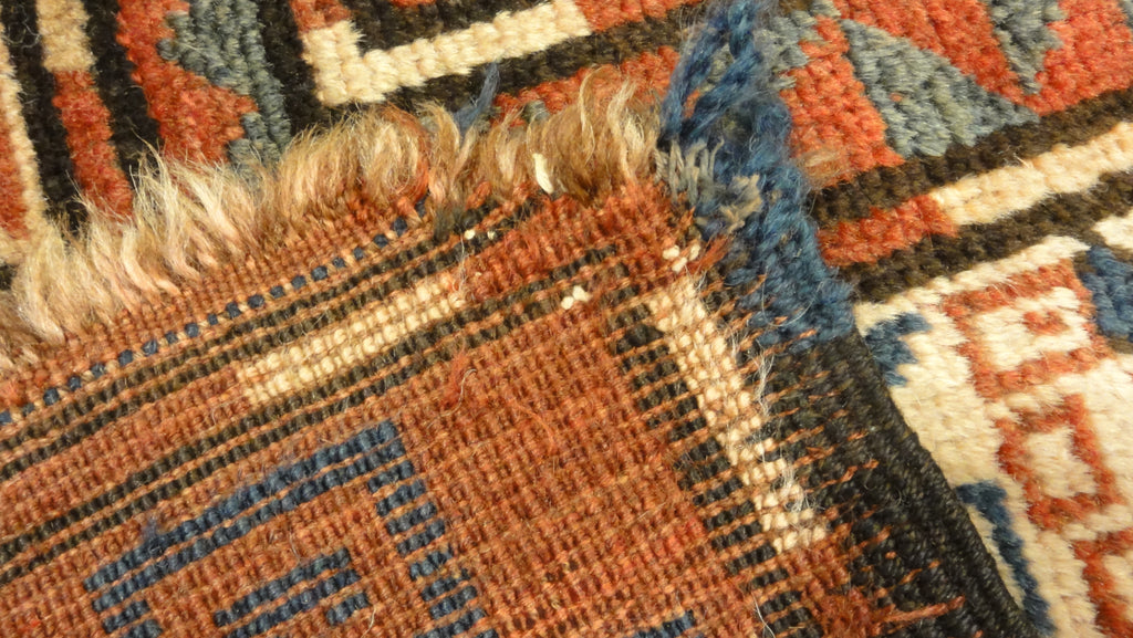 34570 Antique Kazak Rug