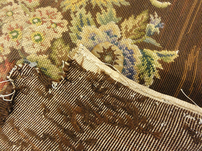 Needlepoint Chair Covering | Rugs & More| Santa Barbara Design Center