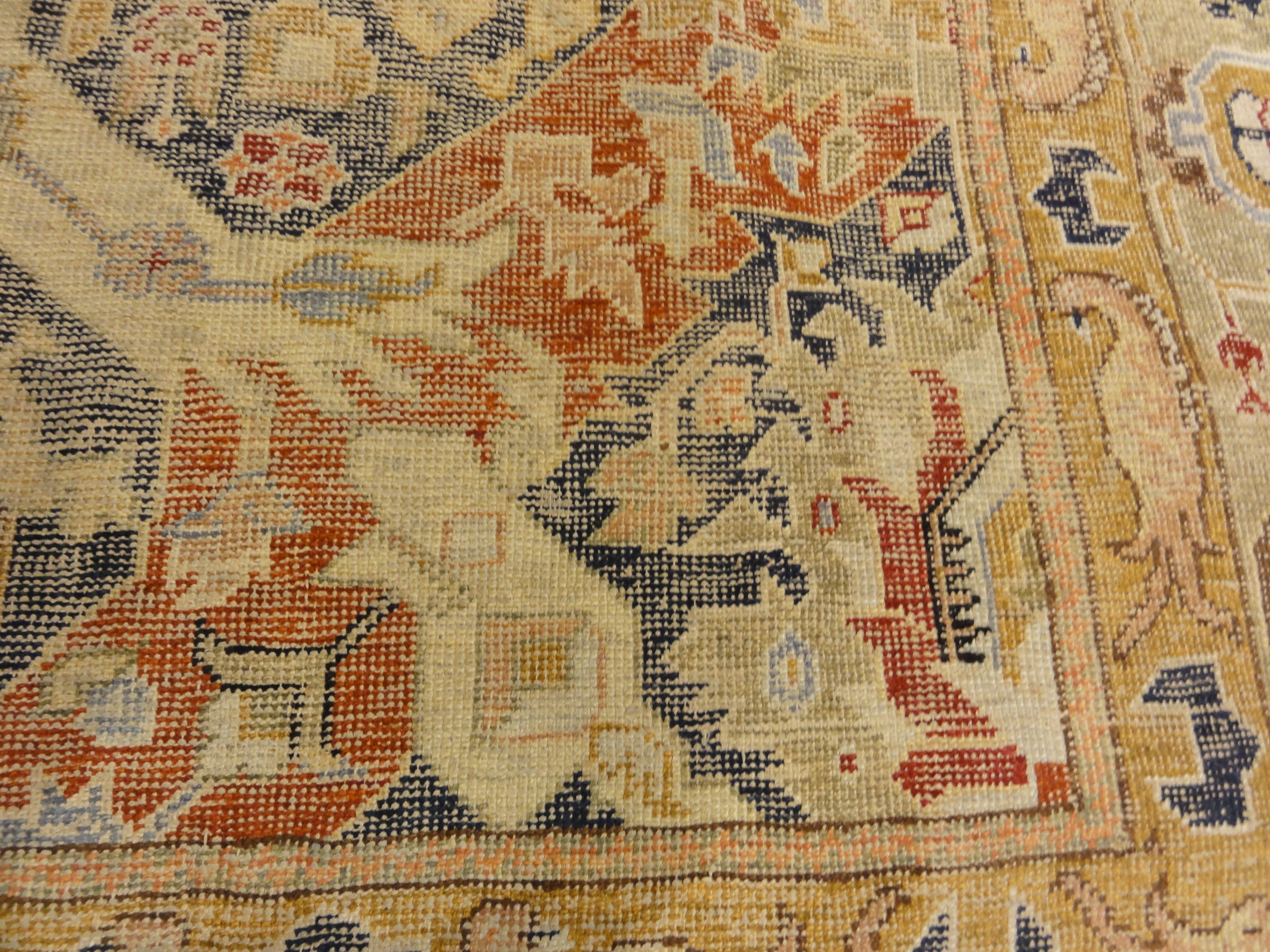 Classical Silk Collectible Caucasian Kayran in Great Condition. A piece of genuine, woven carpet art sold by Santa Barbara Design Center.