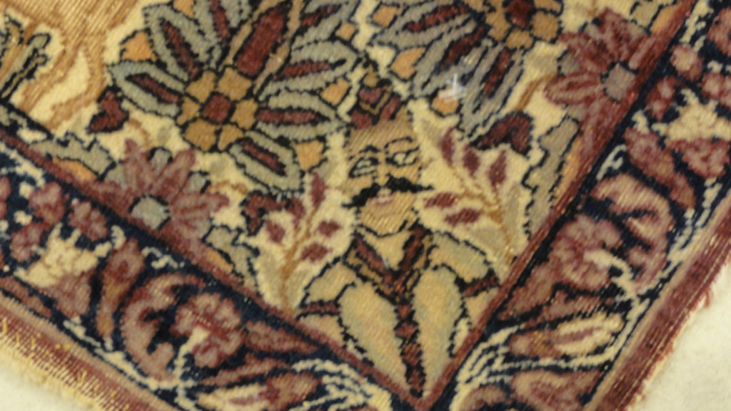 Antique Tree of Life Kerman Rug 34559