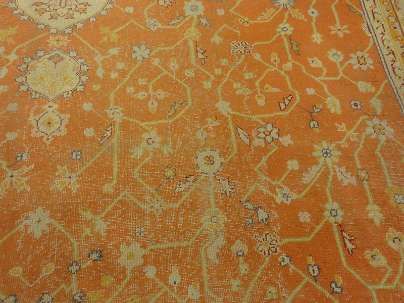 43694 Antique Turkish Oushak
