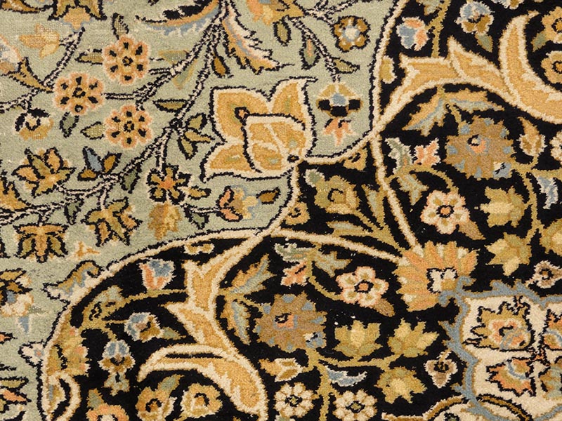 Vintage Silk Rug 32653