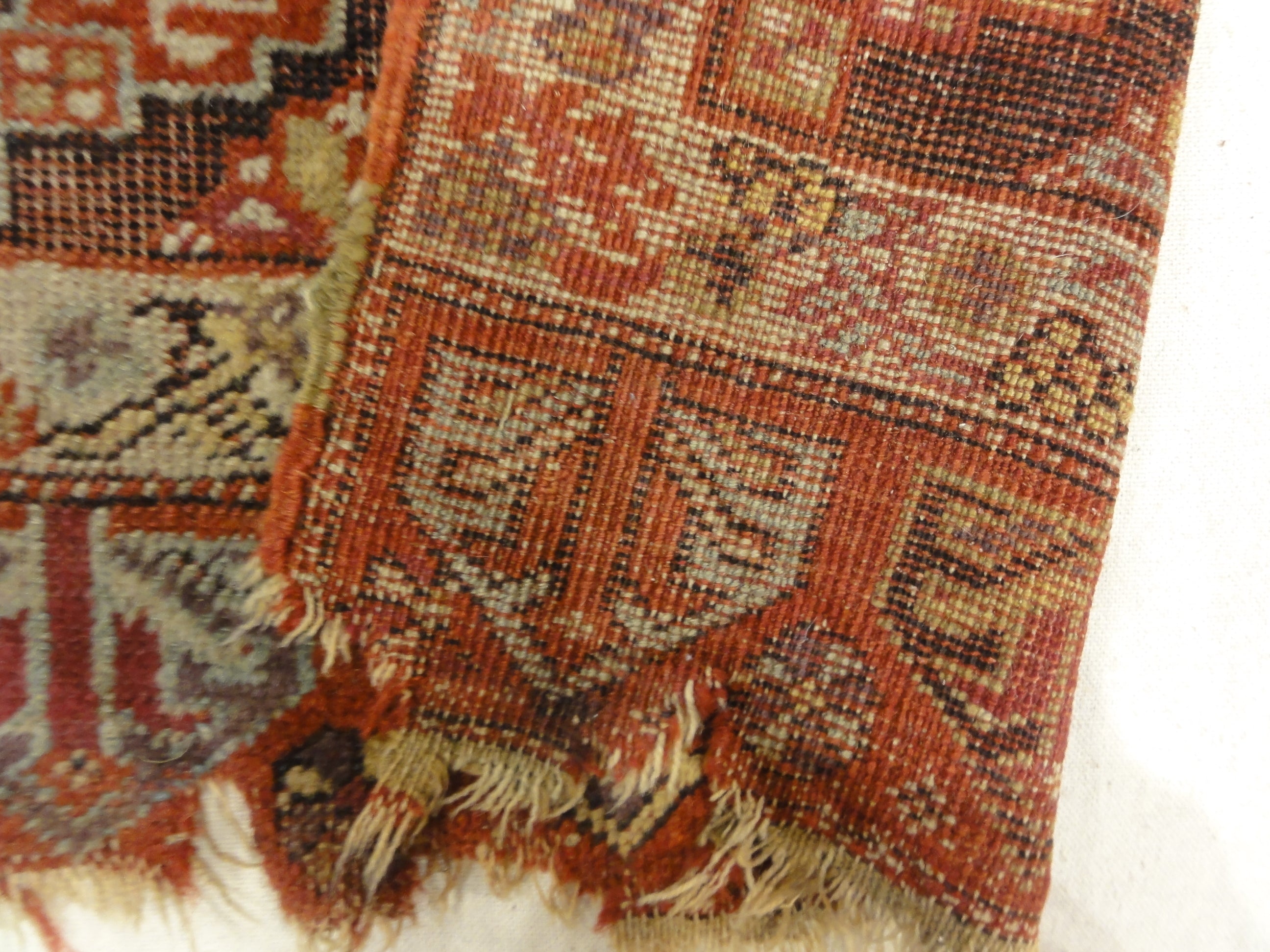 Antique Turkish Handwoven Mugur Rug Genuine Authentic Intricate Woven Carpet Art Santa Barbara Design Center Rugs and More