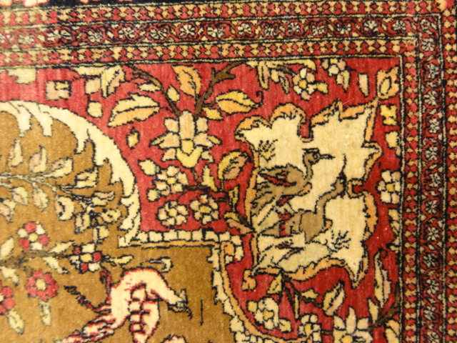 Antique Persian Wool Isfahan Tree of Life 30111