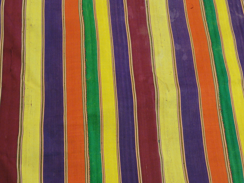 Extremely Fine Rare Antique aleppo Silk Jajim 31774