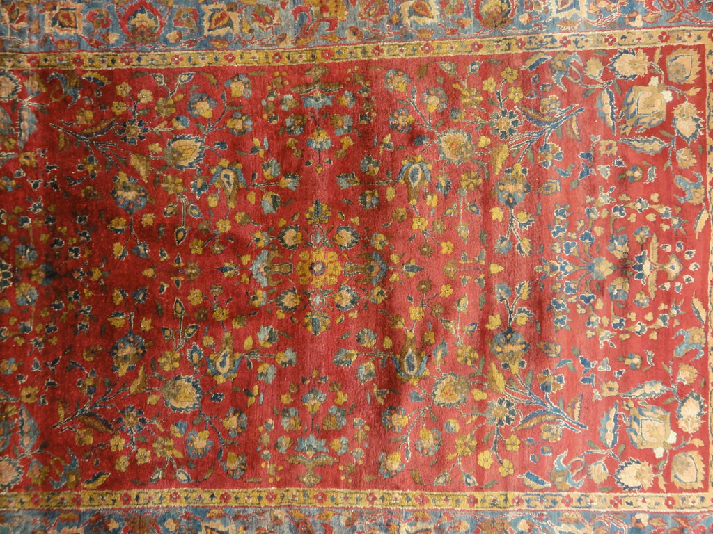 Antique Silk Kashan Rug master Atashoghlou 30043