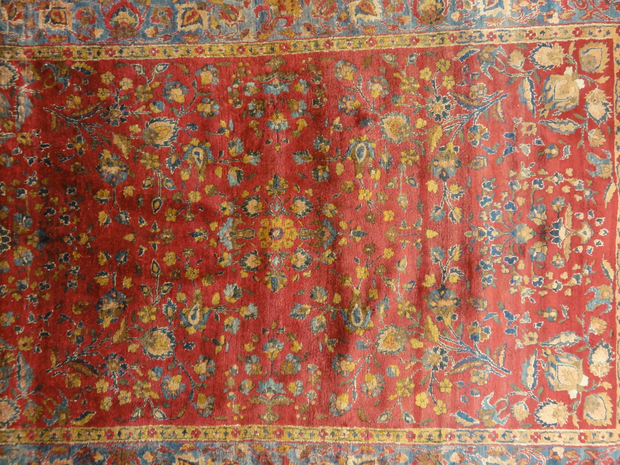 Antique Silk Kashan Rug master Atashoghlou 30043