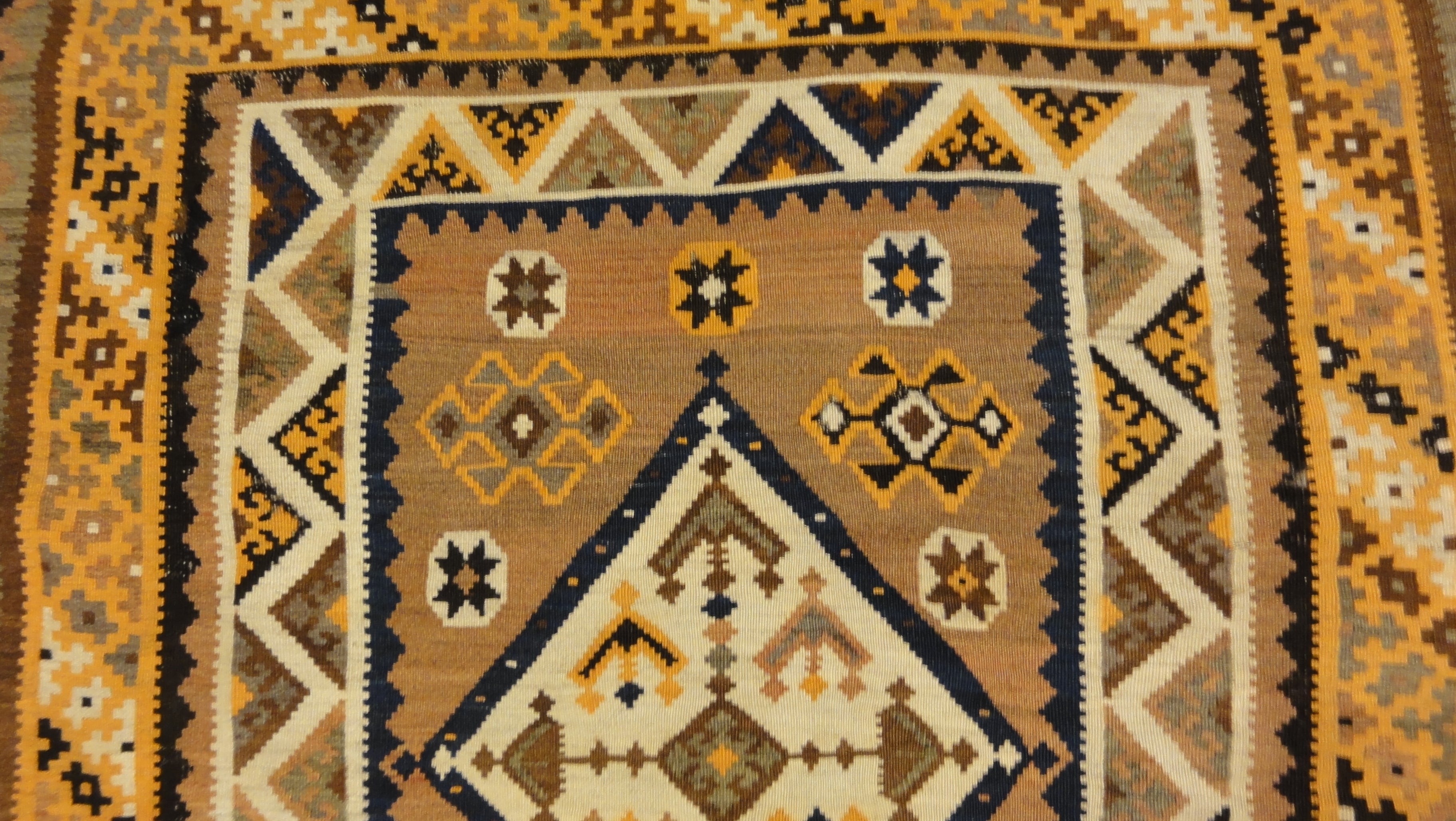 Antique Qashqai Kelim 34578