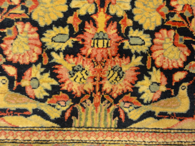 Antique master Dabir Sanaye Kashan Tree of Life Rug ca. 1880 30088