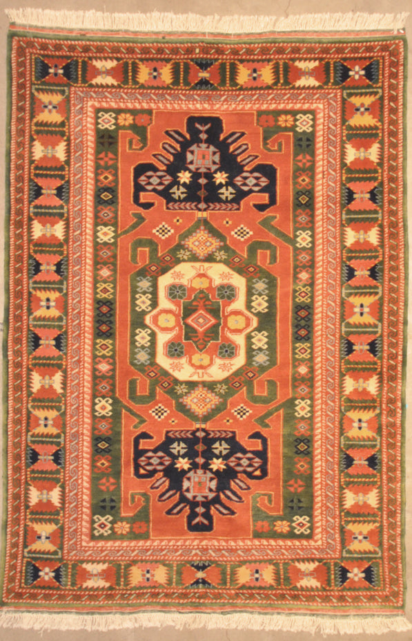 28187 Turkish Bergama Rug