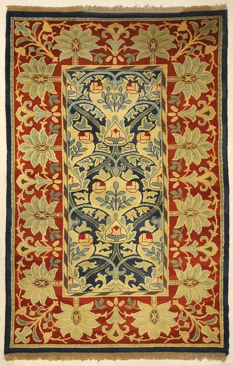 A William Morris 'Hammersmith' Carpet, hand knotted for Morris & Co, designed by John Henry Dearle circa 1890-95. Santa Barbara Design Center Rugs and More.