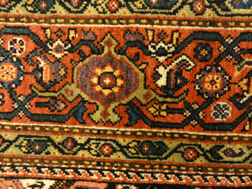 Rare Antique Persian Henna Flower Fine Herati Farahan 30128