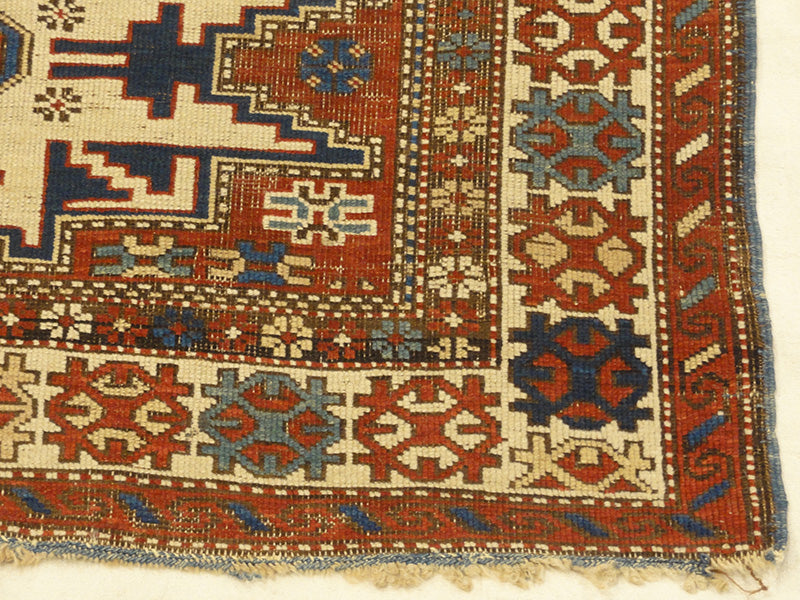 31562 Antique Lesghi Star Kuba Rug