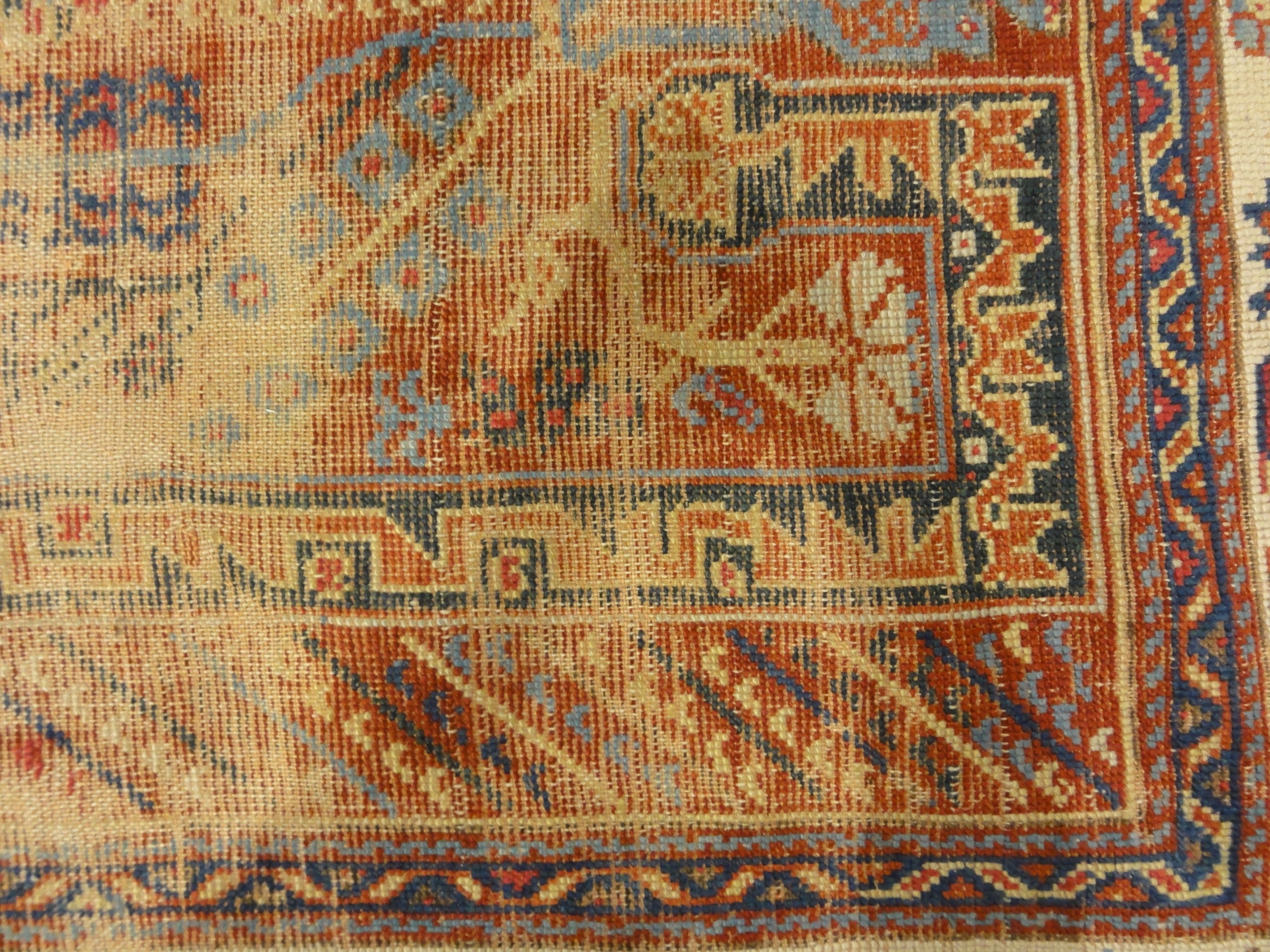 Rare Classical Milas Prayer Rug from Turkey Pre-1700s 30134