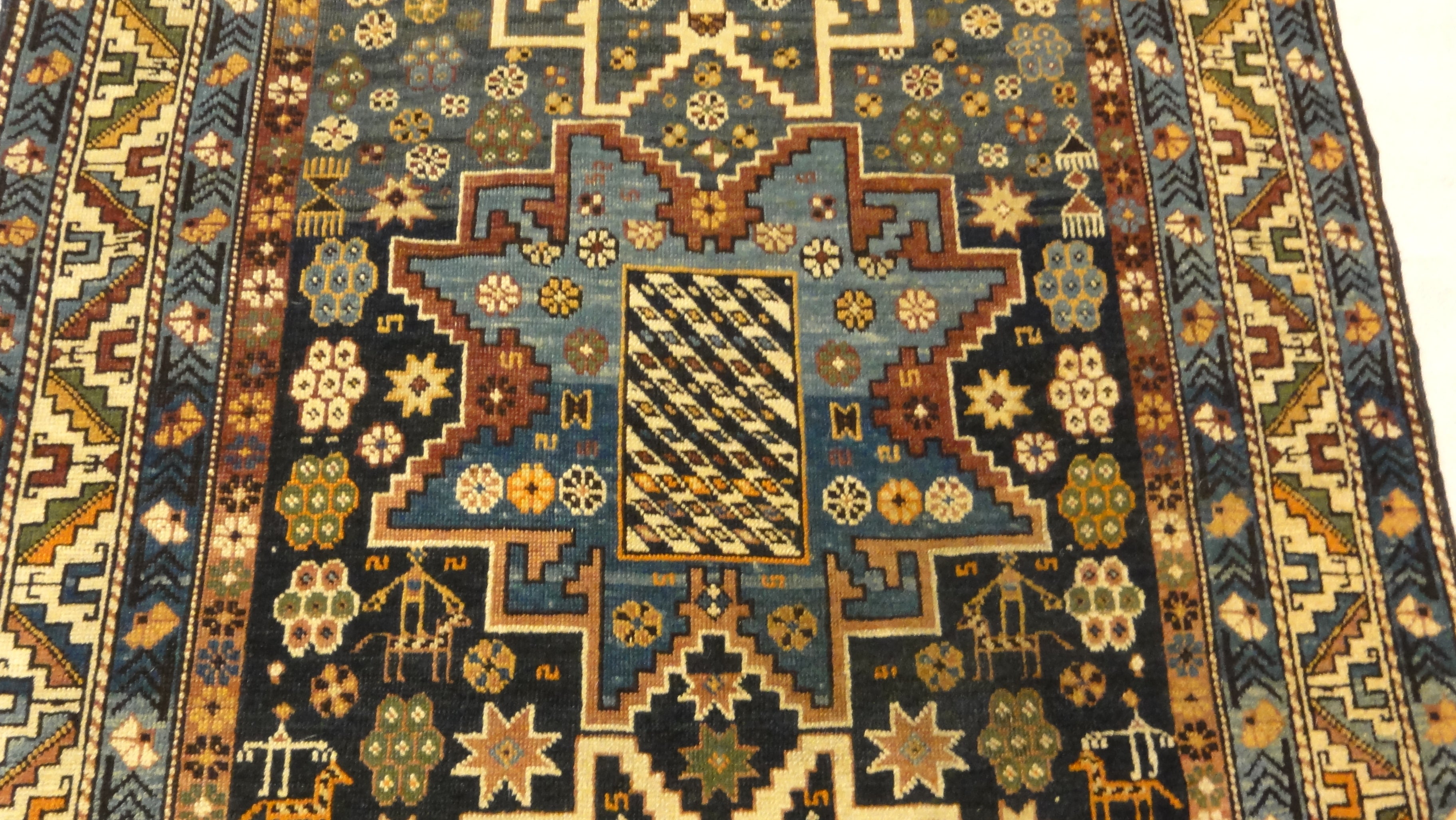 34592 Antique Shirvan Rug