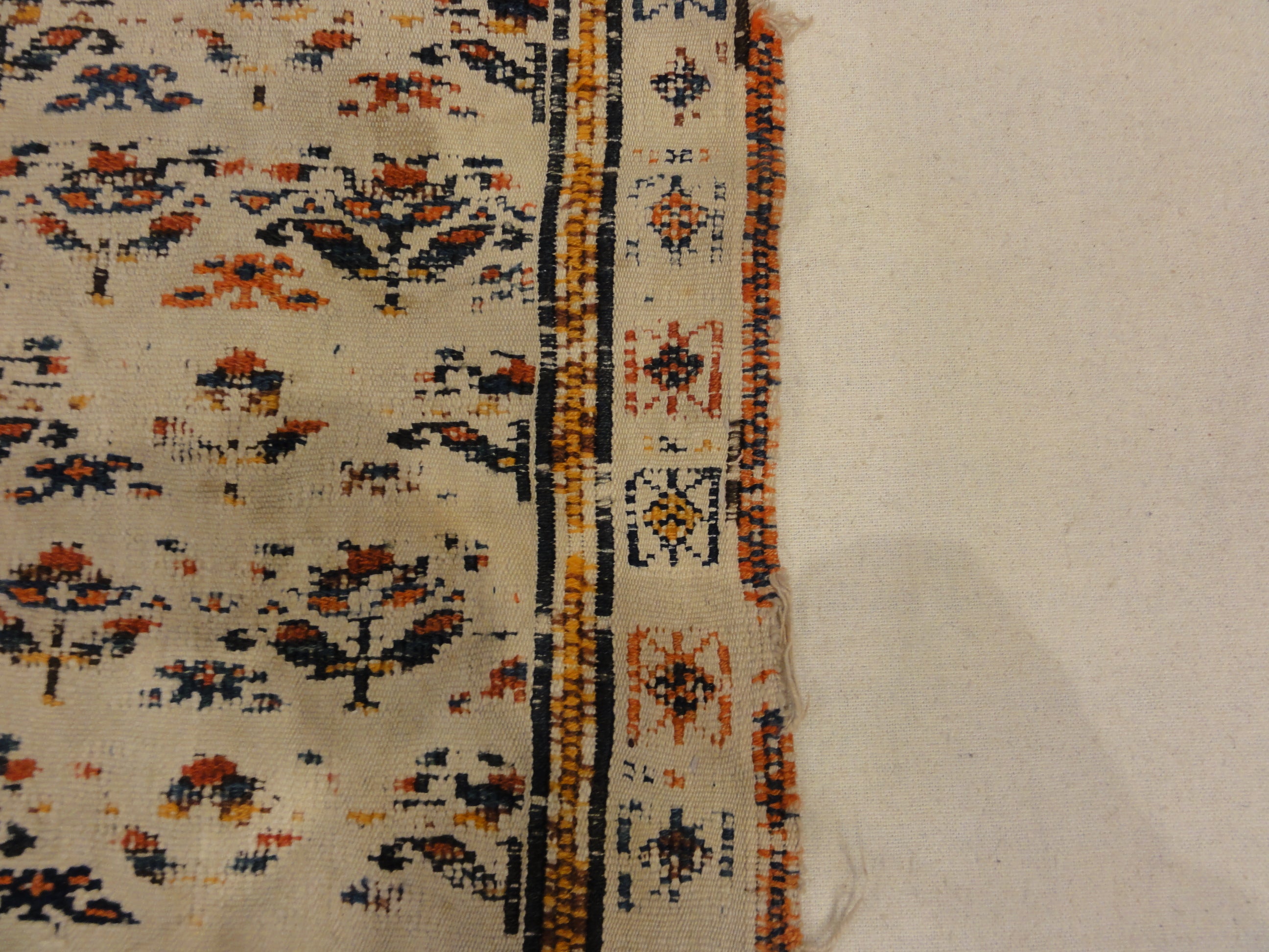 Fine Antique shahsavan korsi cover needle 30692