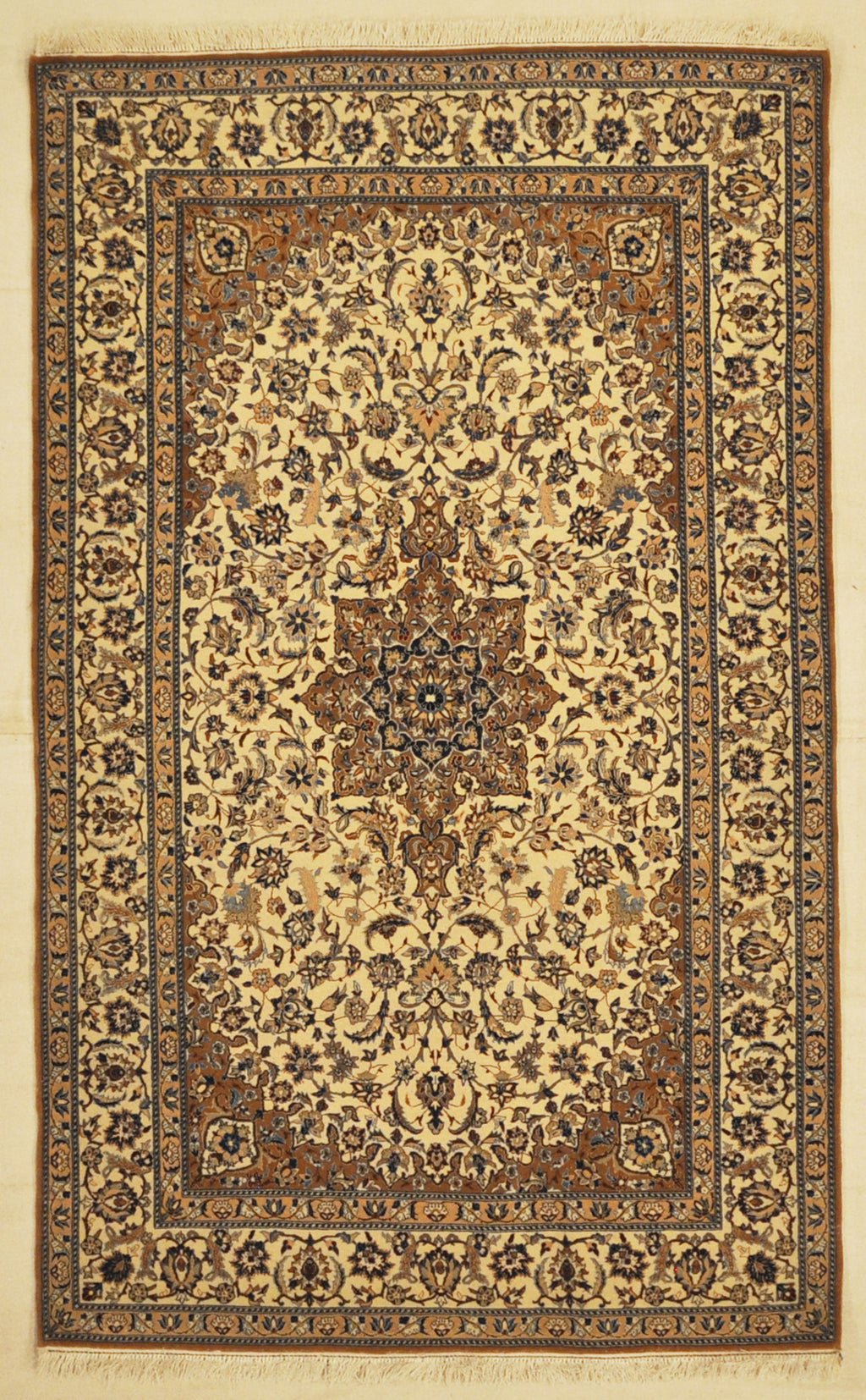 Nain Medallian Persian Handmade Wool Rug