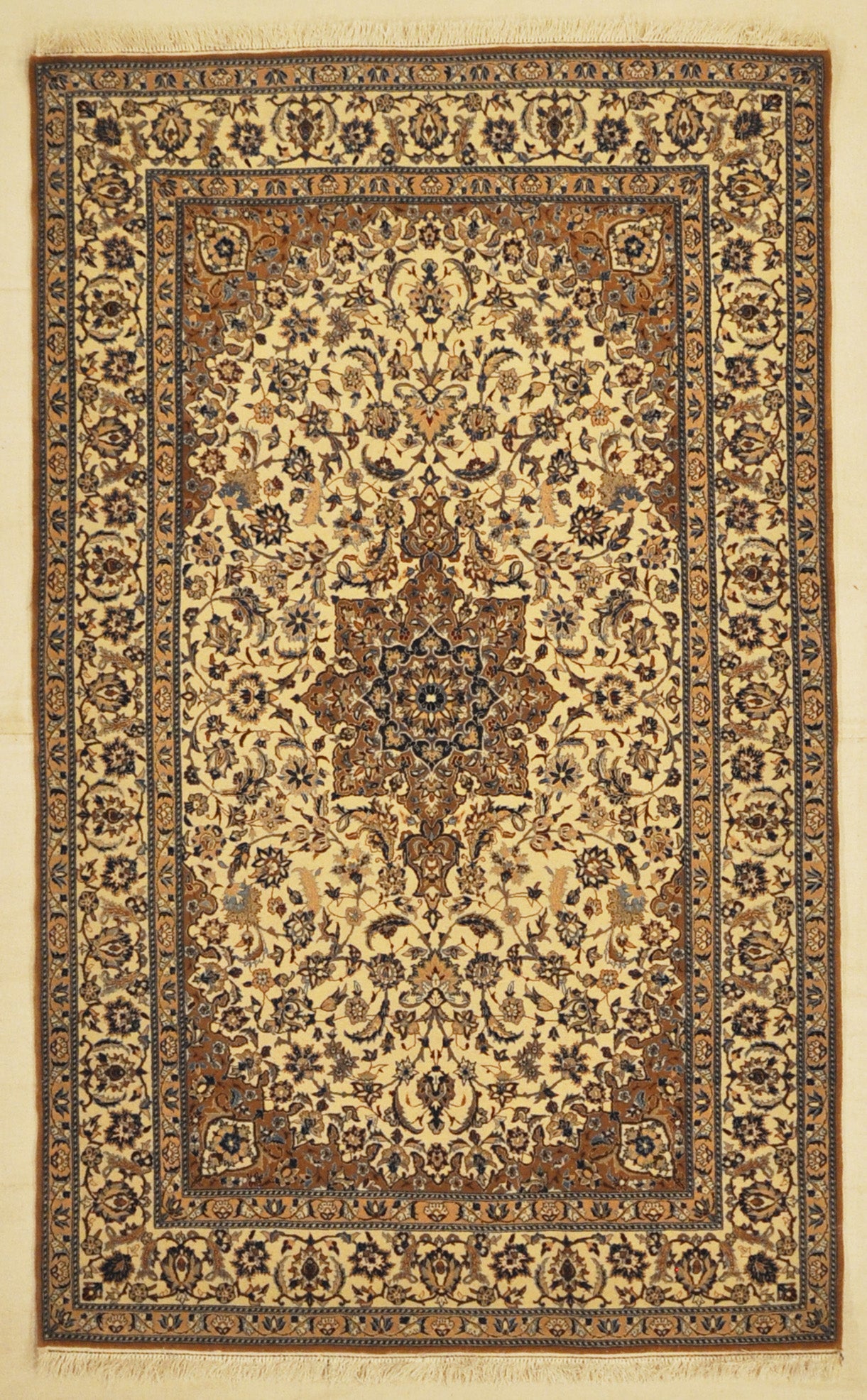 Nain Medallian Persian Handmade Wool Rug