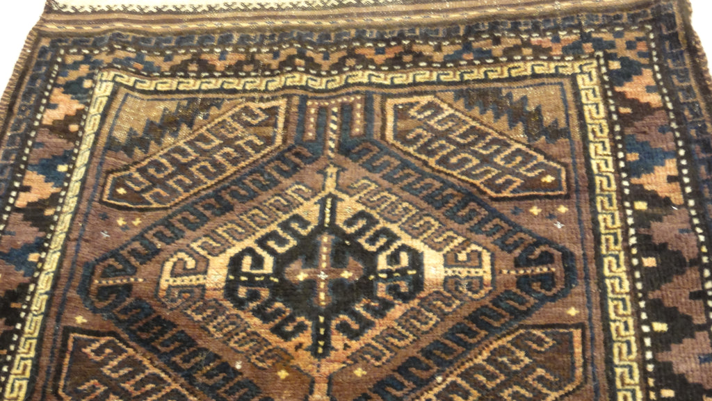34585 Antique Baluchi Rug