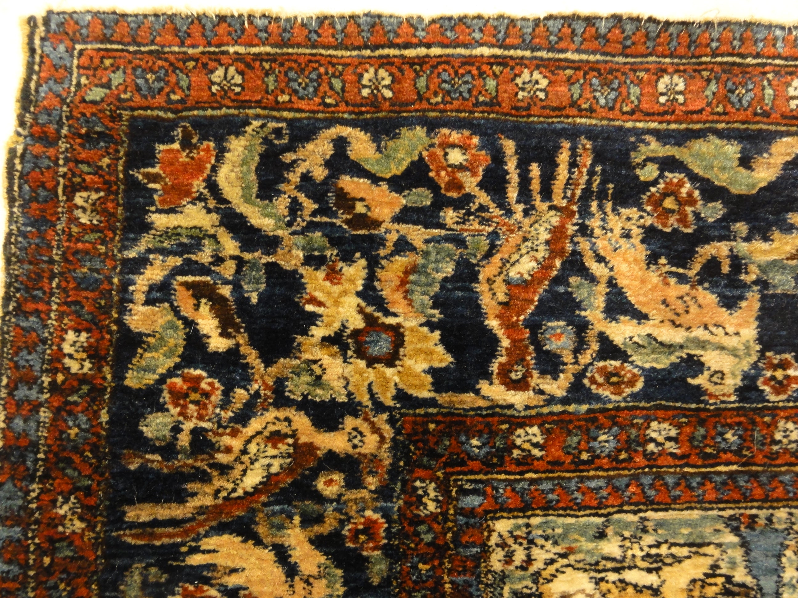 Very Rare and Unusual Antique Bakhtiari Rug 36214