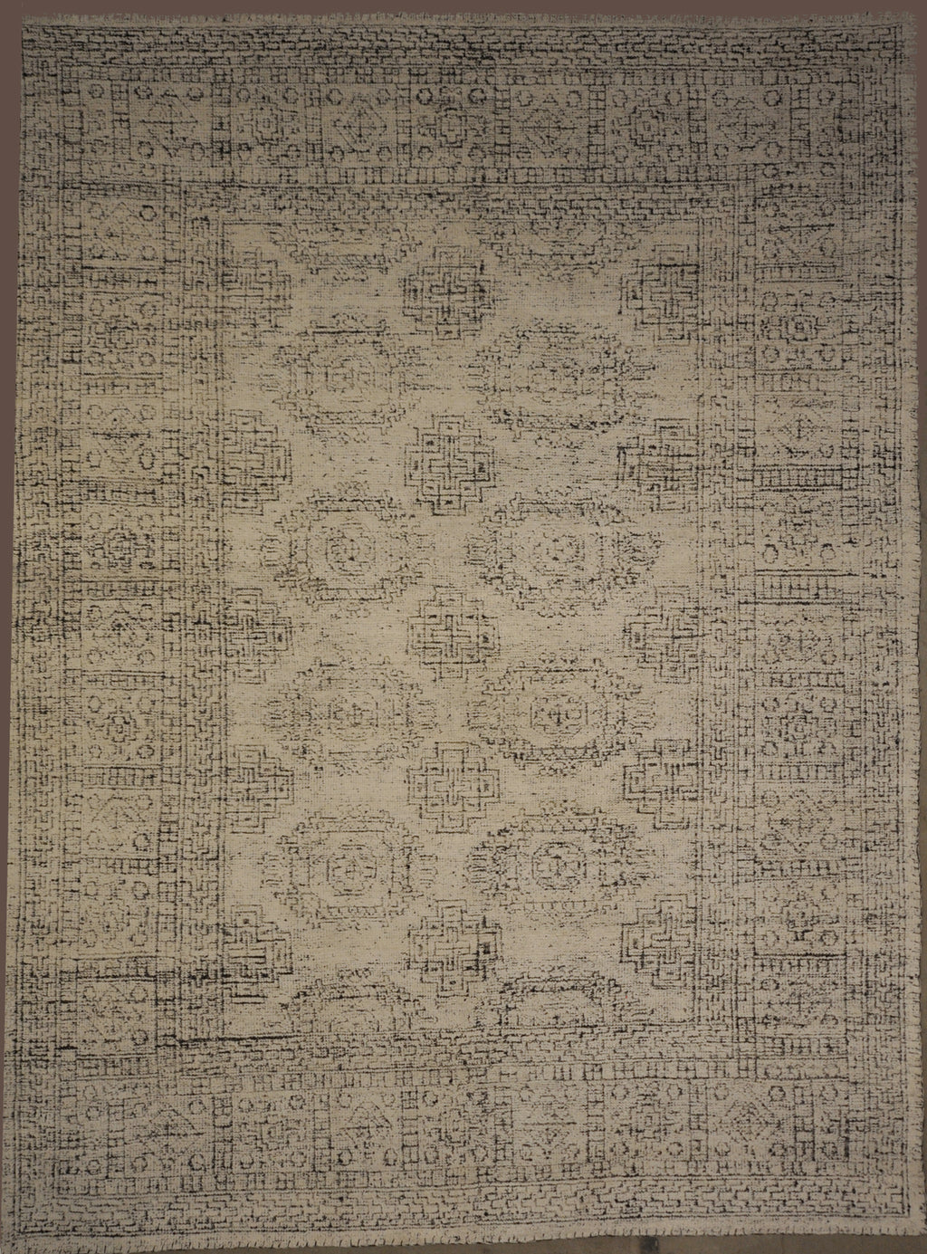 Modern White Black Rug rugs and more oriental carpet 33021-