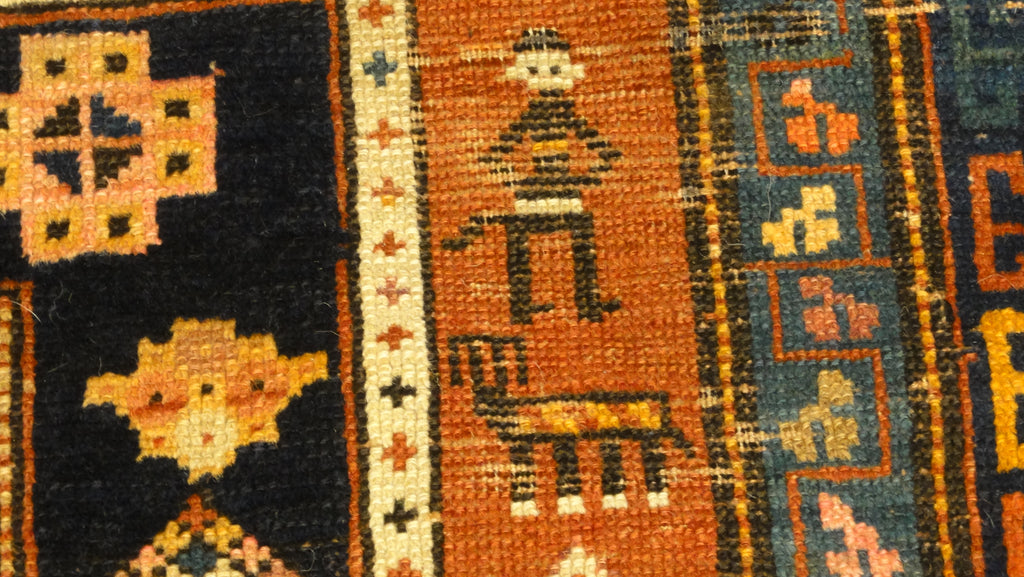 34560 Antique Kazak Rug