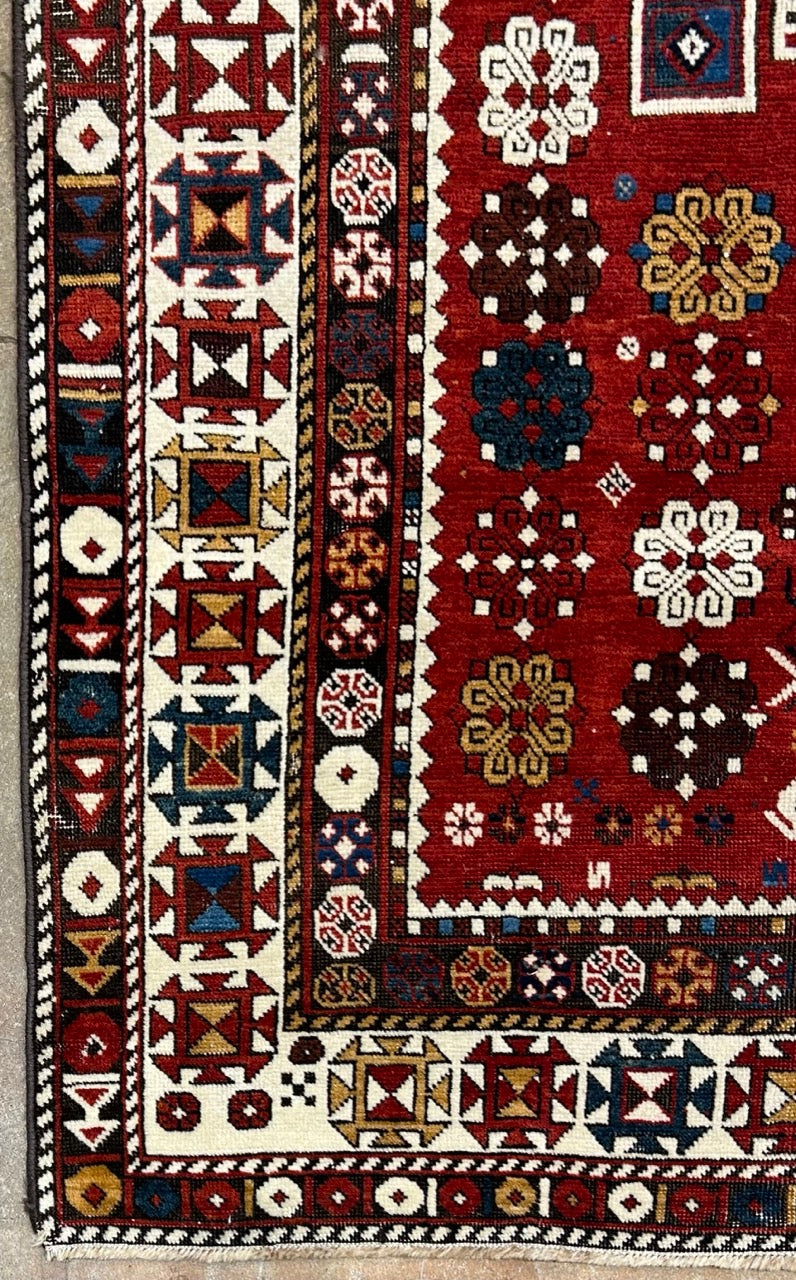 Rare Antique Caucasian Shirvan Runner 25290
