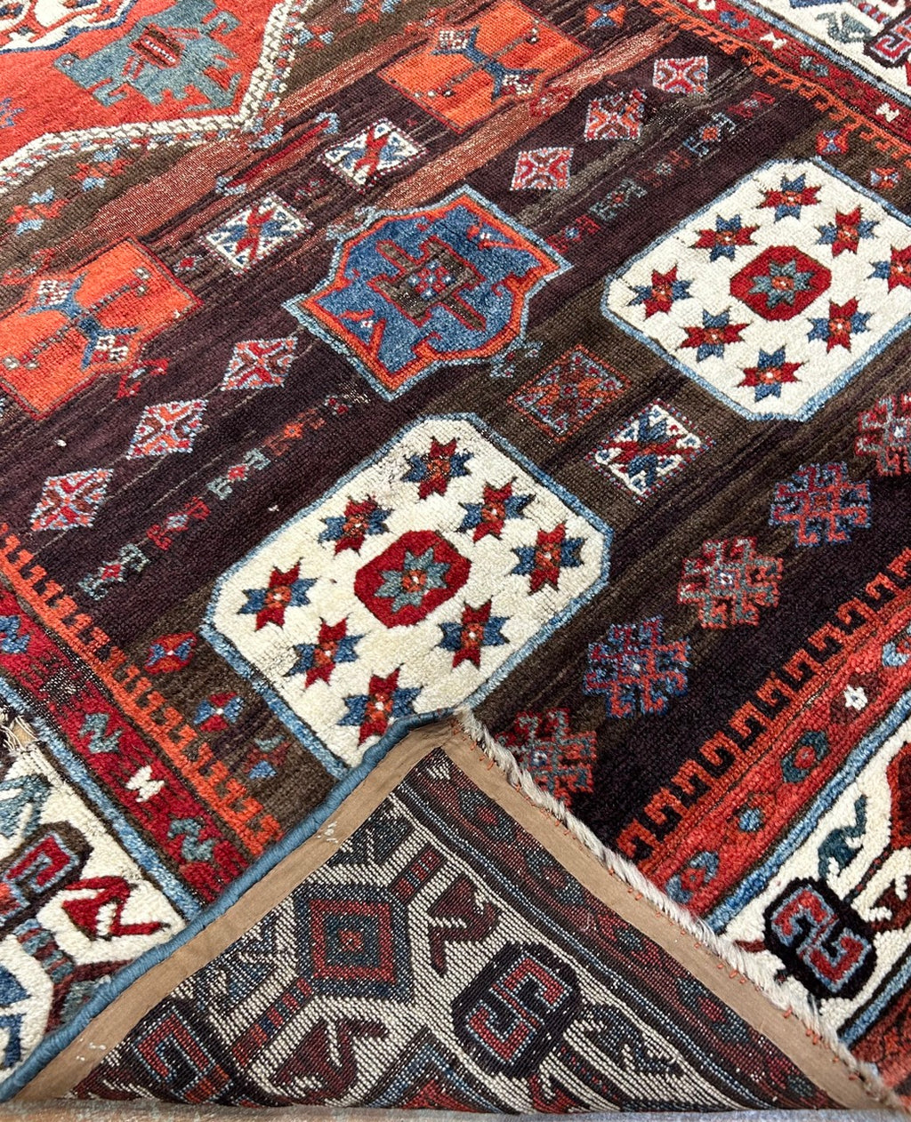 Antique Turkish Antep Rug of Scarce Design 25285