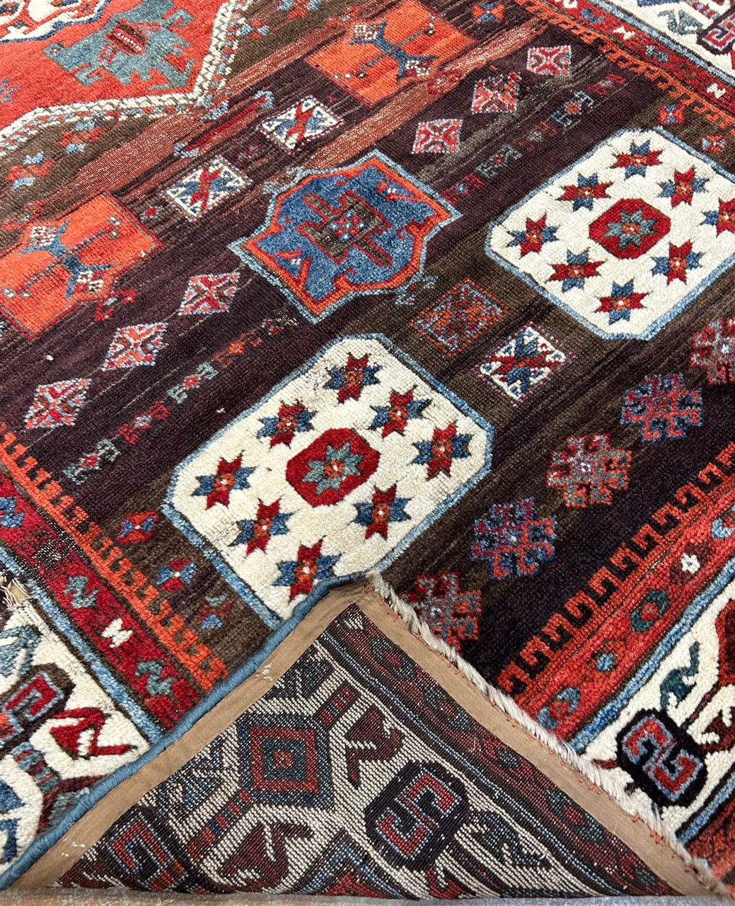 Antique Turkish Antep Rug of Scarce Design 25285