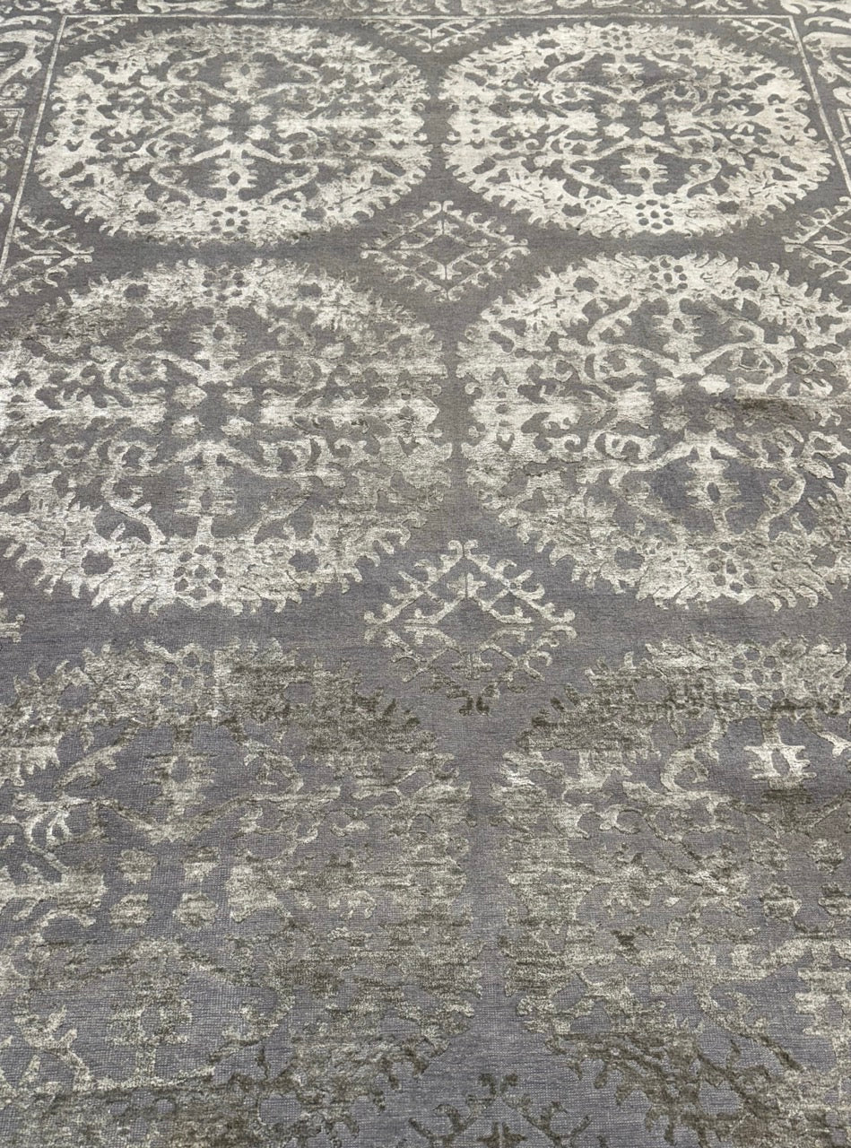 Wool and. Silk Oushak 30295