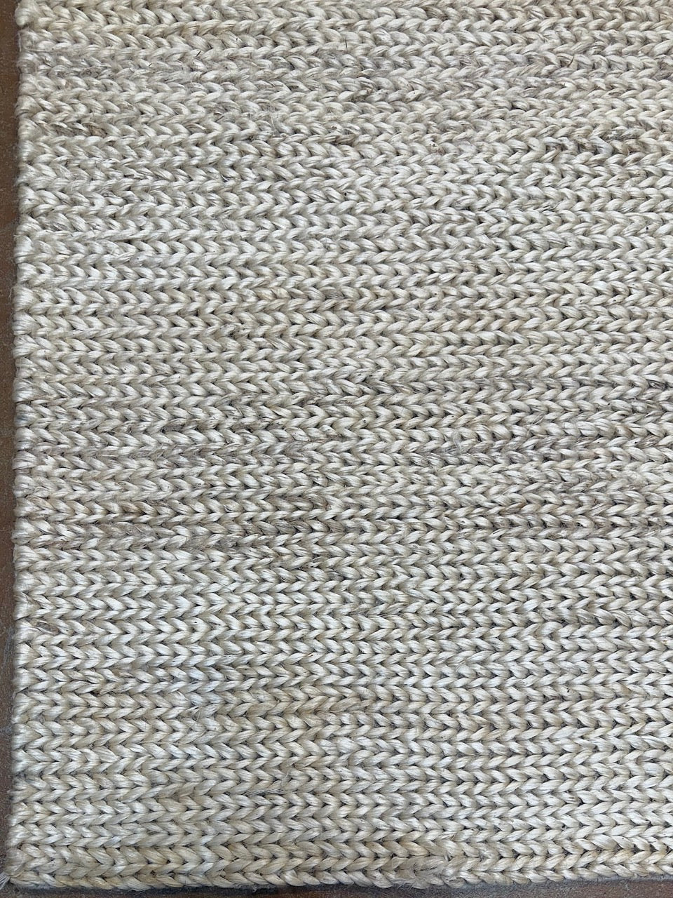 Natural Handspun Jute Rug 36820