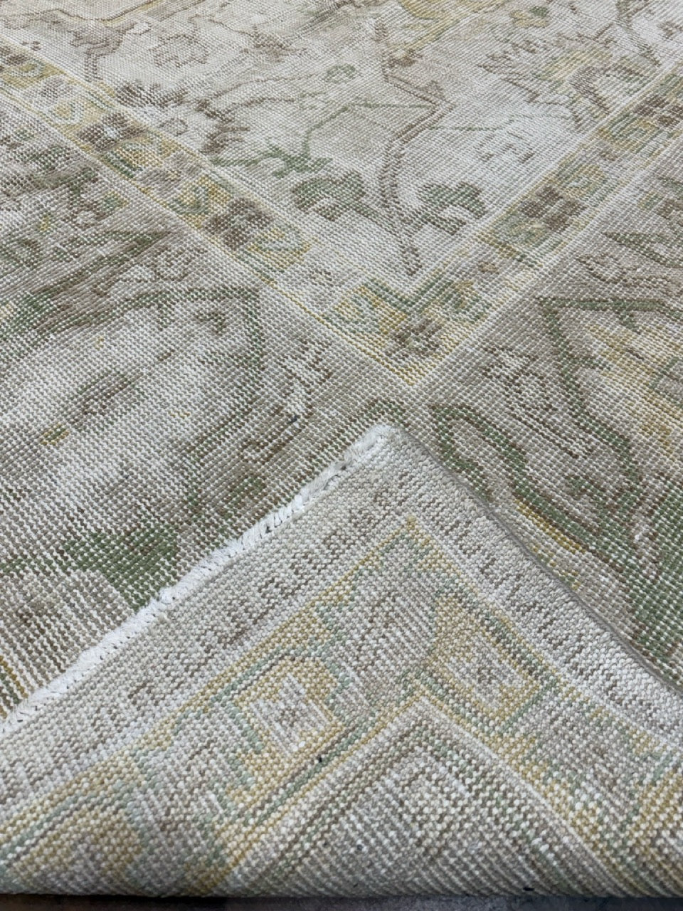 Fine Indian Oushak Rug 43541