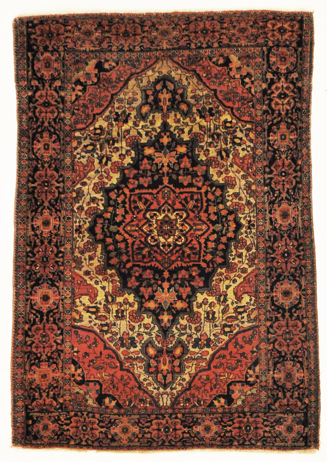 Antique Wool Sarouk Farahan